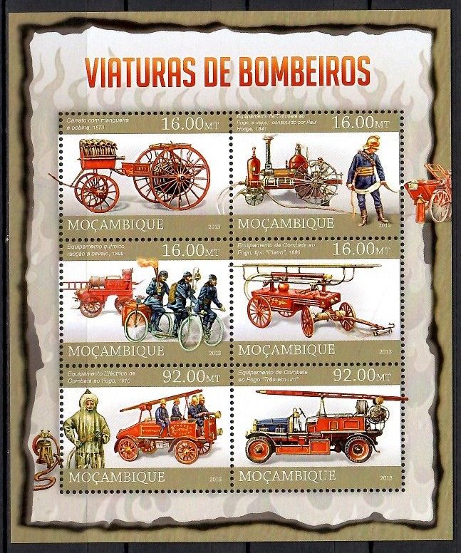 Znaczek Mozambik 2013 Mi ark 6623-6628 Czyste **