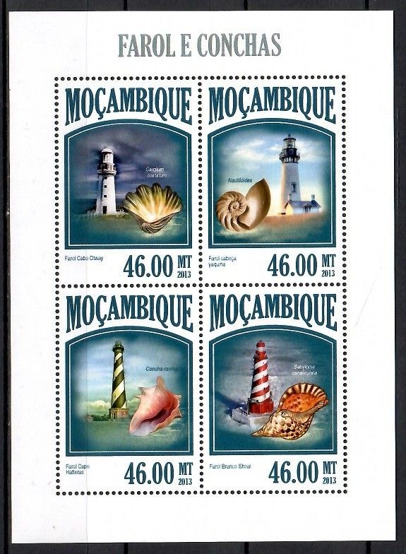 Znaczek Mozambik 2013 Mi ark 6797-6800 Czyste **