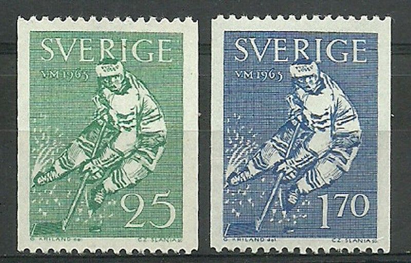 Znaczek Szwecja 1963 Mi 502-503 Czyste **