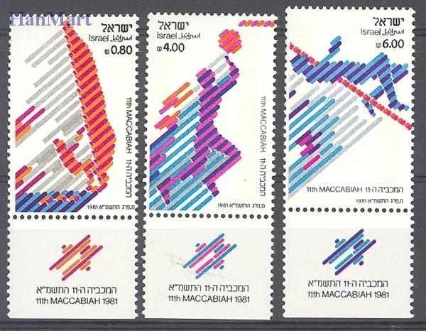 Znaczek Izrael 1981 Mi 852-854 Czyste **