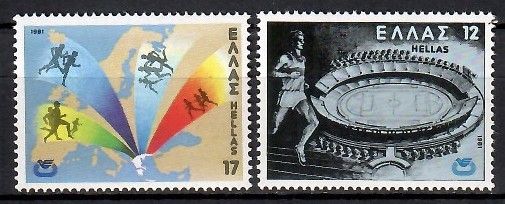 Znaczek Grecja 1981 Mi 1447-1448 Czyste **