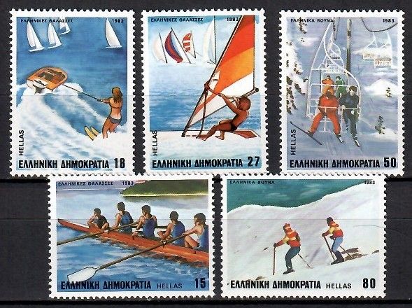 Znaczek Grecja 1983 Mi 1515-1519 Czyste **