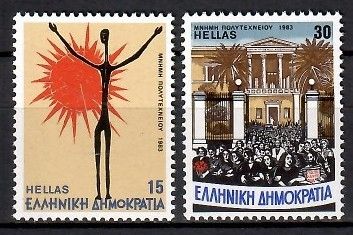 Znaczek Grecja 1983 Mi 1529-1530 Czyste **