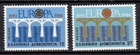 Znaczek Grecja 1984 Mi 1555-1556 Czyste **