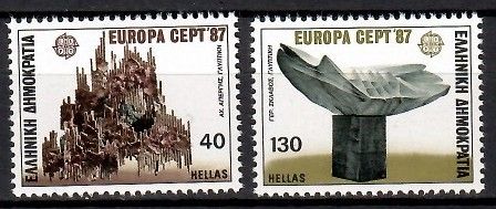 Znaczek Grecja 1987 Mi 1651-1652 Czyste **