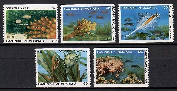 Znaczek Grecja 1988 Mi 1680-1684C Czyste **
