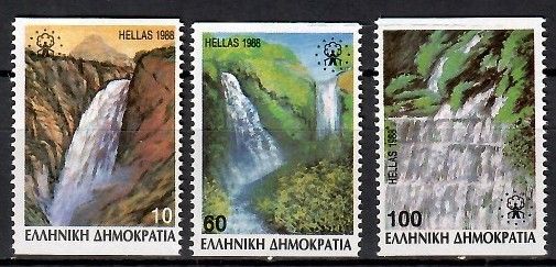 Znaczek Grecja 1988 Mi 1692-1694C Czyste **