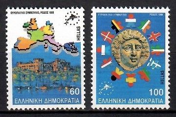 Znaczek Grecja 1988 Mi 1715-1716 Czyste **