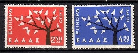 Znaczek Grecja 1962 Mi 796-797 Czyste **