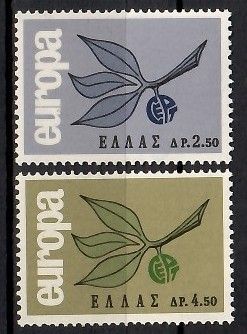 Znaczek Grecja 1965 Mi 890-891 Czyste **
