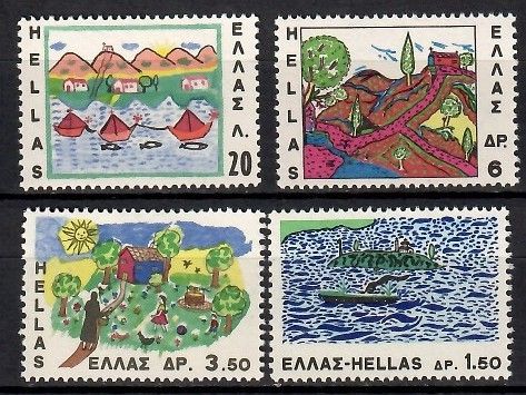 Znaczek Grecja 1967 Mi 962-965 Czyste **