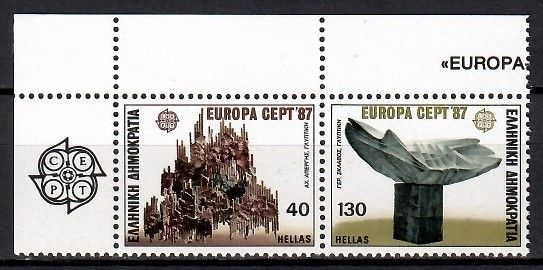 Znaczek Grecja 1987 Mi marpar1651-1652 Czyste **