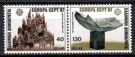 Znaczek Grecja 1987 Mi 1651-1652 Czyste **