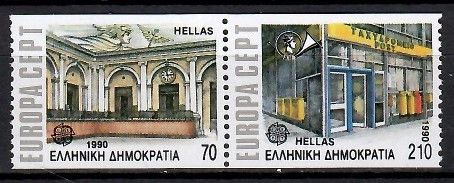 Znaczek Grecja 1990 Mi 1742-1743C Czyste **