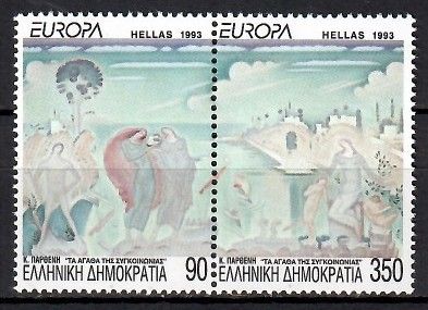 Znaczek Grecja 1993 Mi 1829-1830A Czyste **