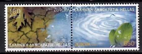 Znaczek Grecja 2001 Mi 2069-2070 Czyste **