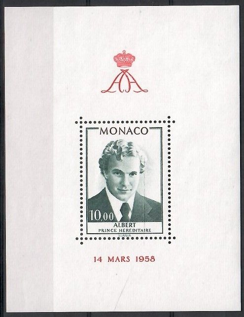 Znaczek Monako 1979 Mi bl 14 Czyste **
