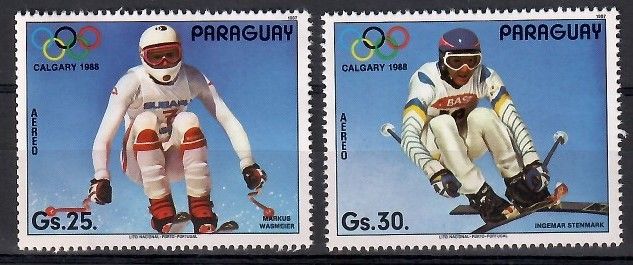 Paragwaj 1987 Mi 4114-4115 Czyste **