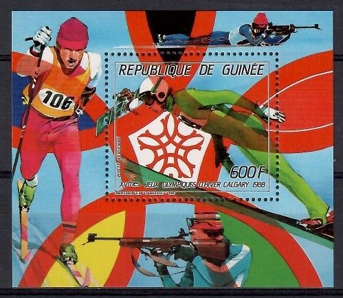 Znaczek Gwinea 1987 Mi bl 260 Czyste **