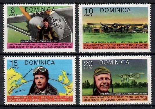 Znaczek Dominika 1978 Mi 568-571 Czyste **