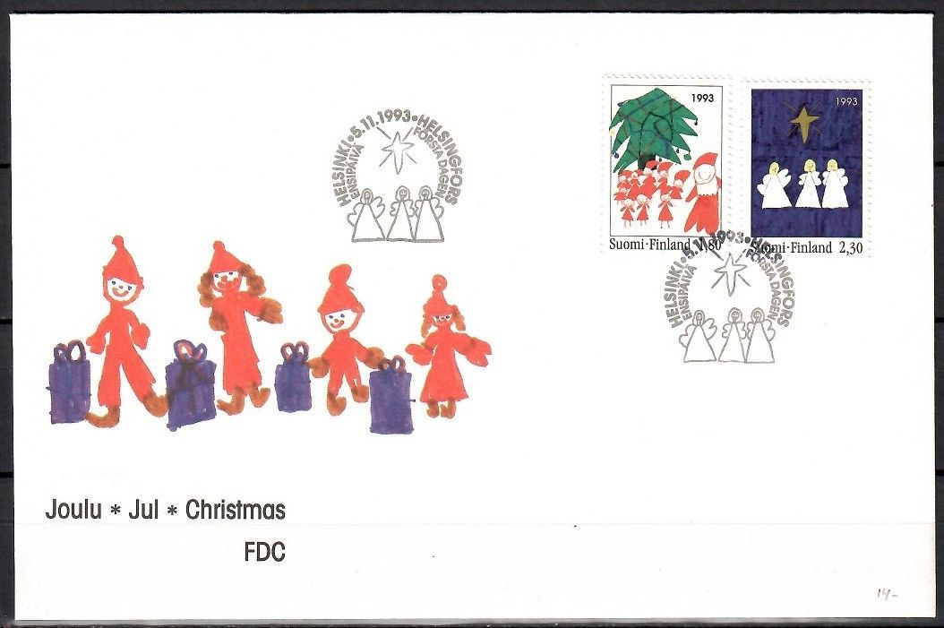 Znaczek Finlandia 1993 Mi 1233-1234 FDC