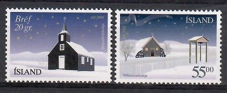 Znaczek Islandia 2001 Mi 998-999 Czyste **