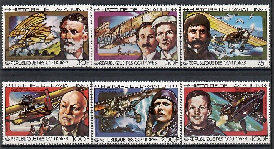 Znaczek Komory 1978 Mi 429-434 Czyste **