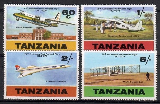 Znaczek Tanzania 1978 Mi 117-120 Czyste **