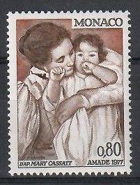 Znaczek Monako 1977 Mi 1266 Czyste **