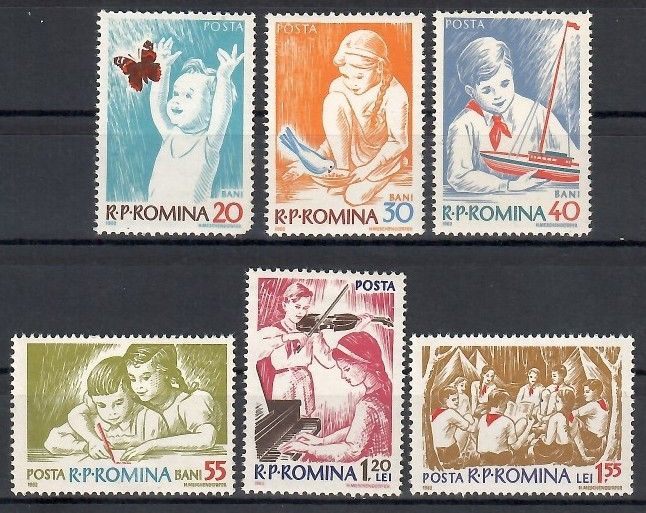 Znaczek Rumunia 1962 Mi 2099-2104 Czyste **