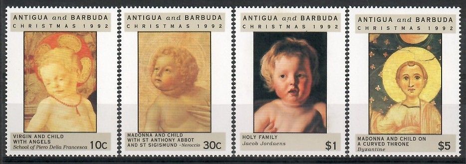 Znaczek Antigua i Barbuda 1992 Mi 1687+1689+1692+1694 Czyste **