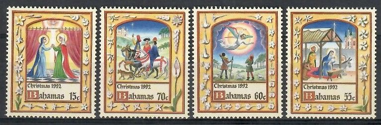 Znaczek Bahamy 1992 Mi 791-794 Czyste **
