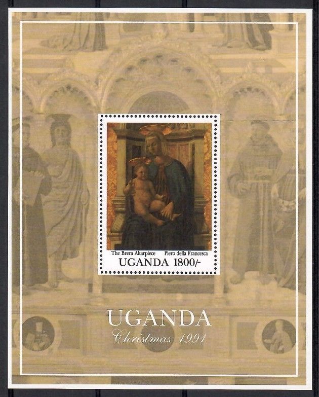 Znaczek Uganda 1991 Mi bl 152 Czyste **