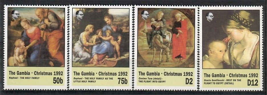Znaczek Gambia 1992 Mi 1419-1420+1425+1430 Czyste **