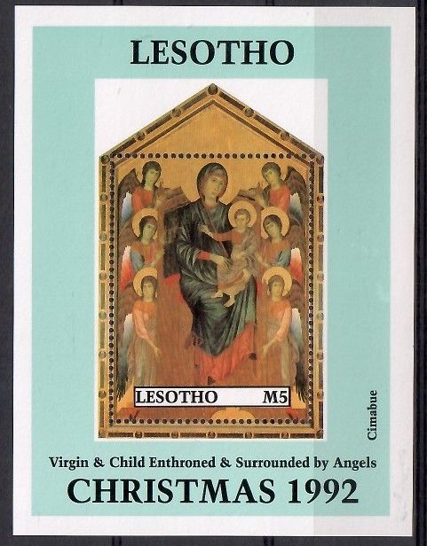 Znaczek Lesotho 1992 Mi bl 95 Czyste **