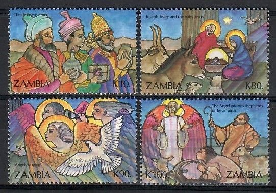 Znaczek Zambia 1992 Mi 611-614 Czyste **