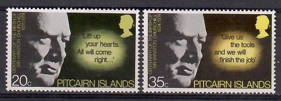 Znaczek Pitcairn 1974 Mi 144-145 Czyste **