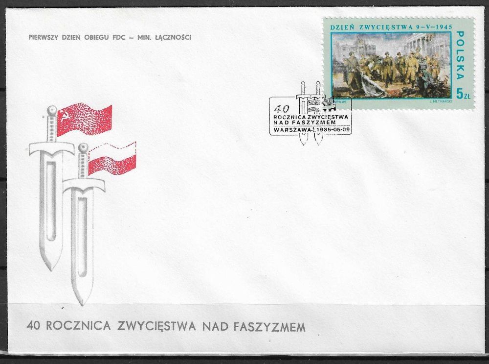 Znaczek Polska 1985 Mi 2973 Fi 2825 FDC