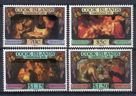 Znaczek Wyspy Cooka 1991 Mi 1324-1327 Czyste **