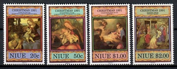 Znaczek Niue 1991 Mi 777-780 Czyste **