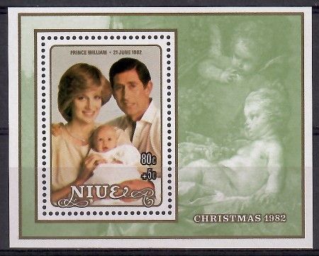Znaczek Niue 1982 Mi bl 63 Czyste **