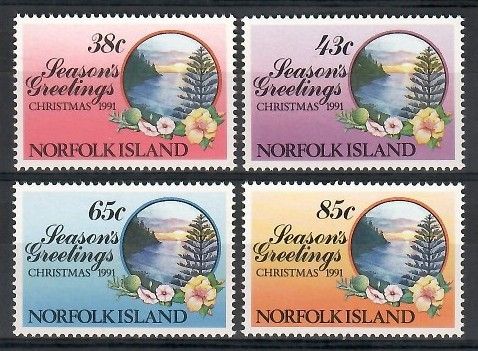 Znaczek Norfolk 1991 Mi 512-515 Czyste **