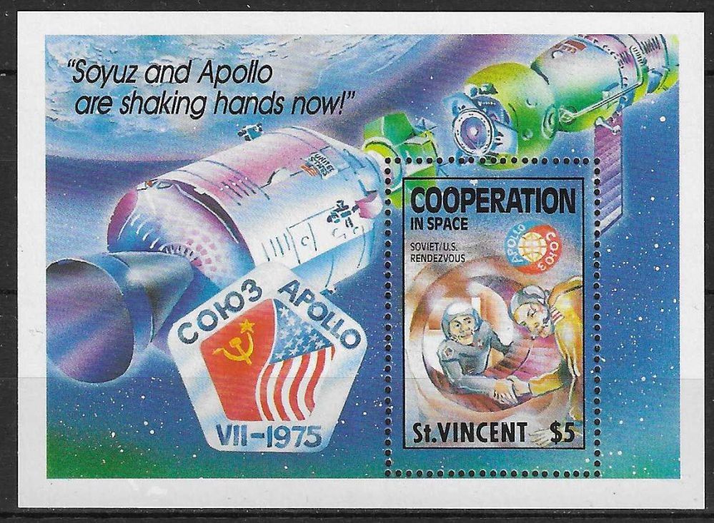 Znaczek St. Vincent 1989 Mi bl 72 Czyste **