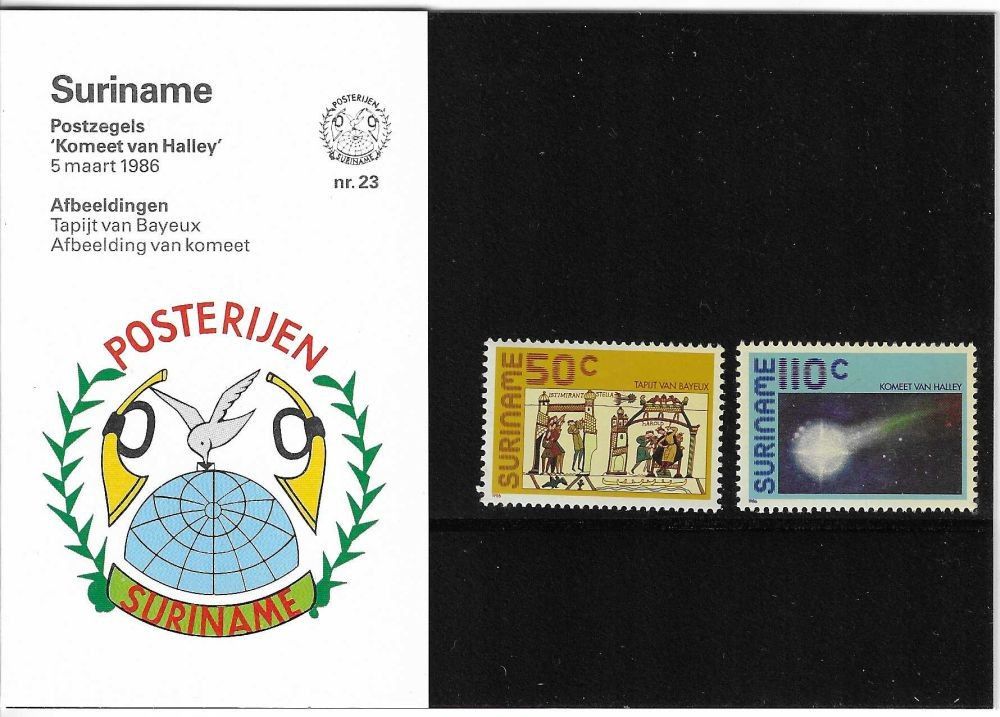 Znaczek Surinam 1986 Mi 1170-1171 Czyste **