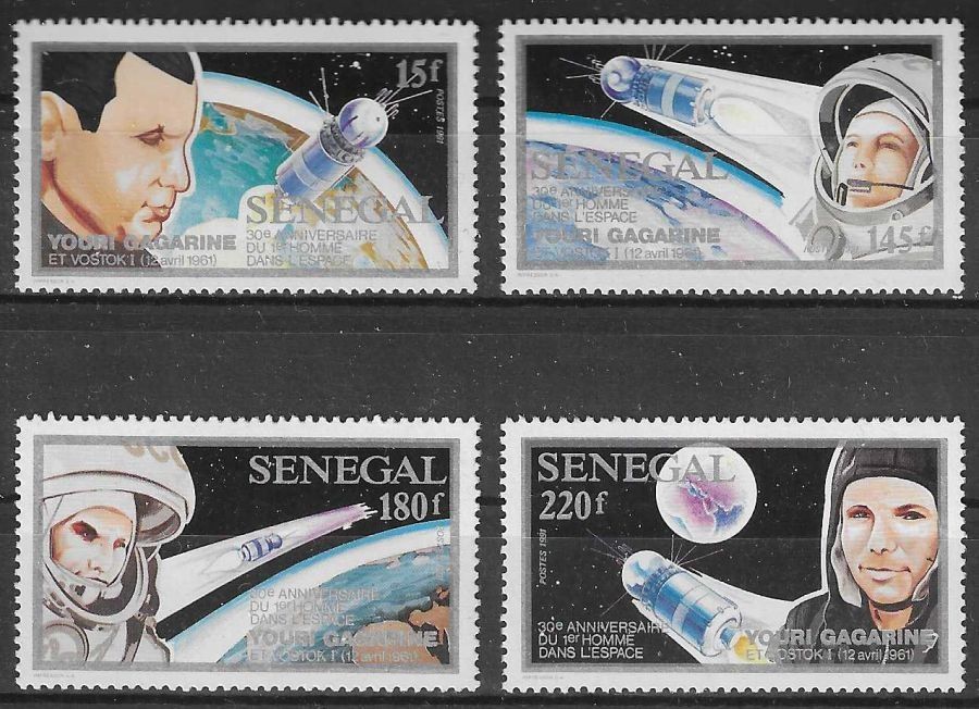 Znaczek Senegal 1991 Mi 1150-1153 Czyste **