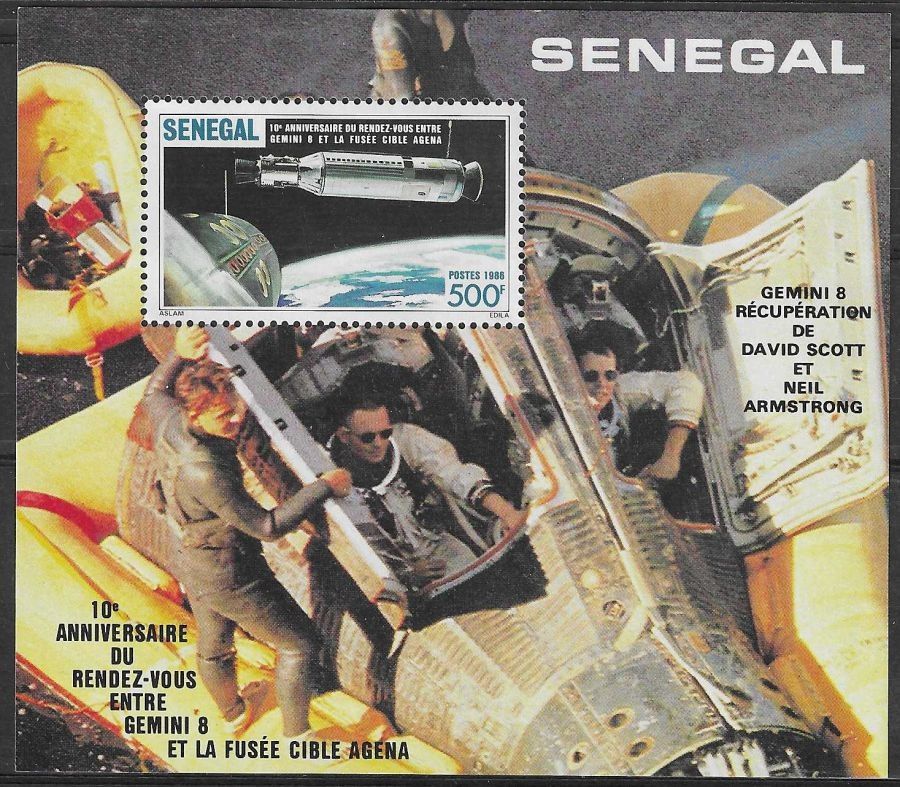 Znaczek Senegal 1986 Mi bl 42 Czyste **