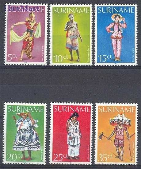 Znaczek Surinam 1979 Mi 858-863 Czyste **