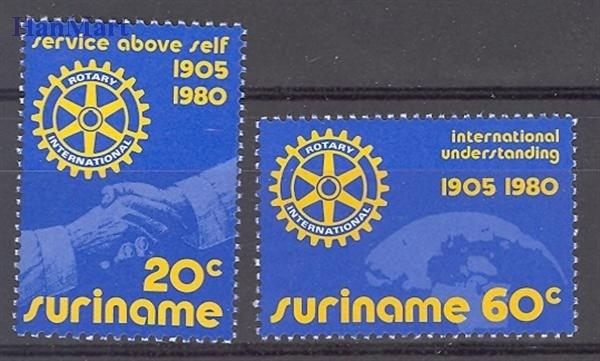 Znaczek Surinam 1980 Mi 894-895 Czyste **