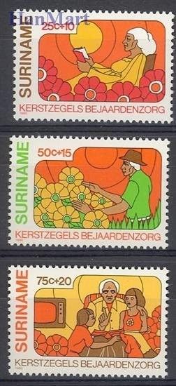 Znaczek Surinam 1980 Mi 926-928 Czyste **