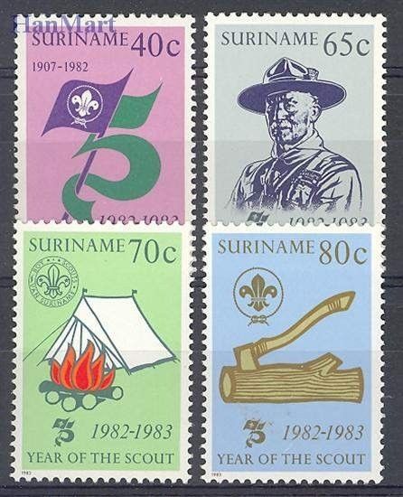 Znaczek Surinam 1983 Mi 1017-1020 Czyste **
